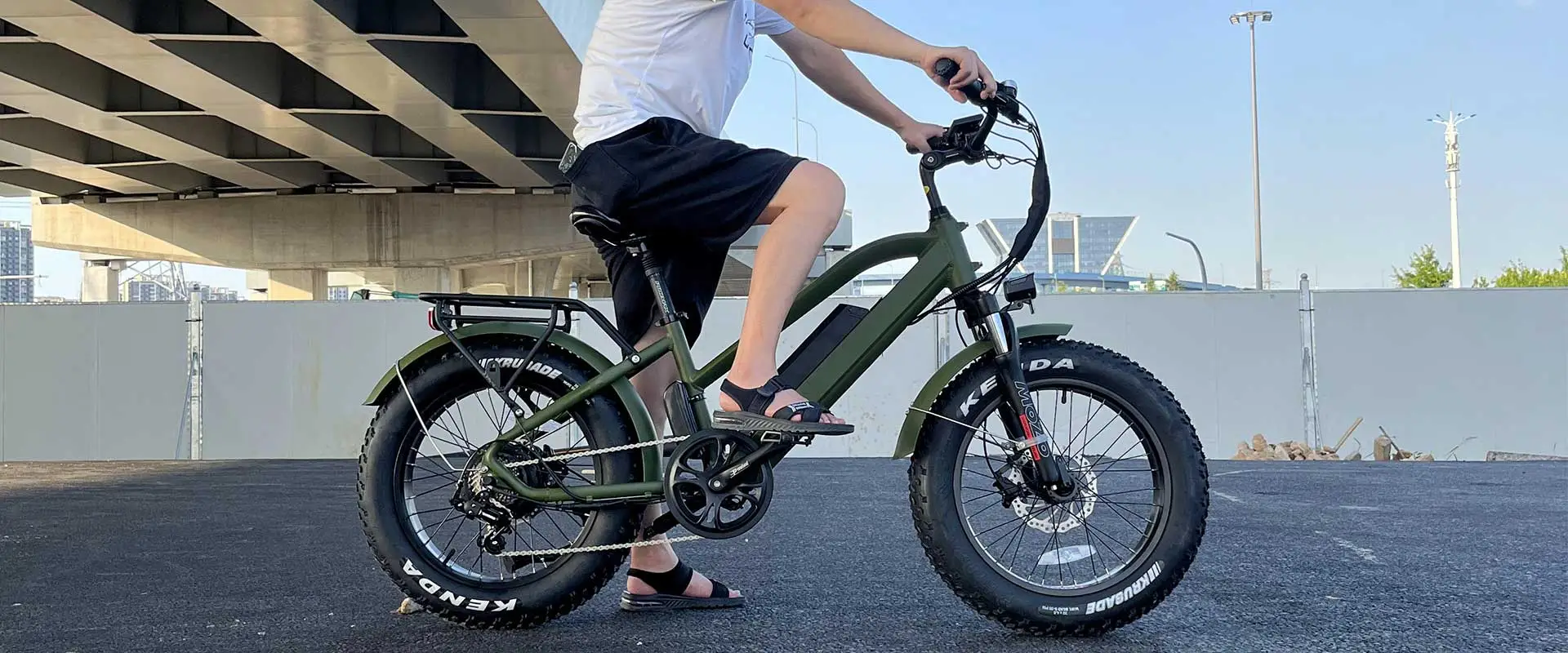 Bicicleta elétrica de pneu de gordura de 20 polegadas