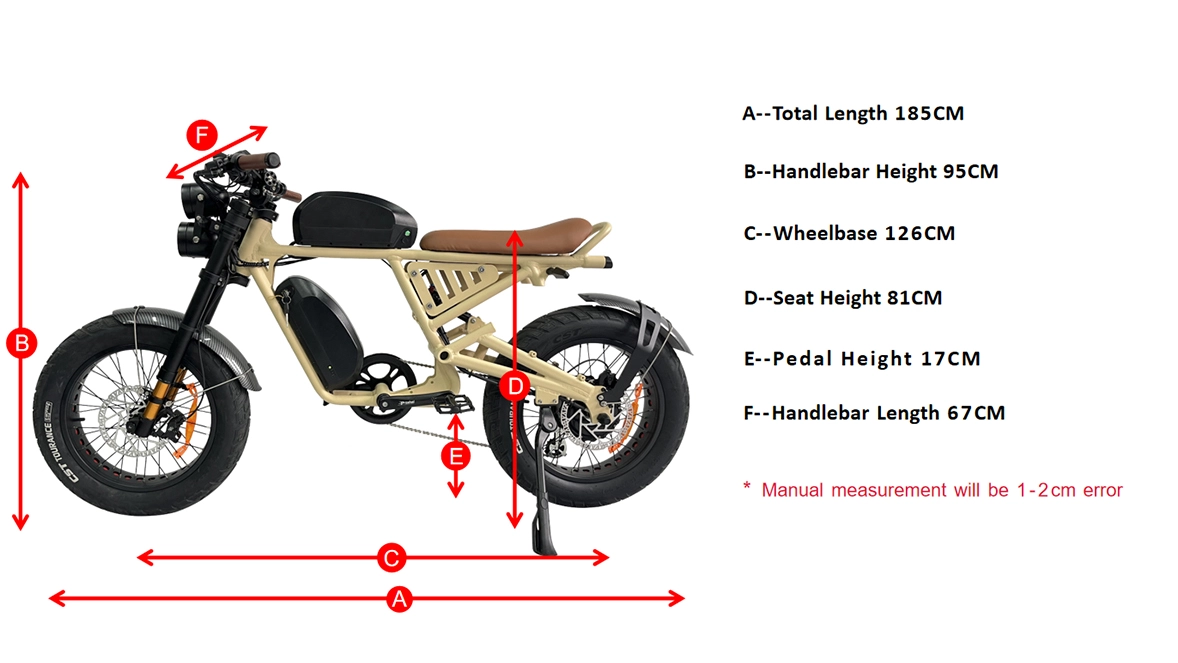 Geometria De Ciclomotor Estilo E Bicicleta